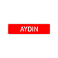 Aydin Street Sign Children Name Room Plate