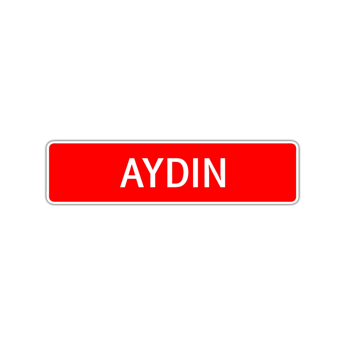 Aydin Street Sign Children Name Room Plate