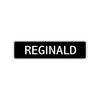 Reginald Street Sign Children Name Room Plate