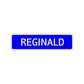 Reginald Street Sign Children Name Room Plate