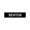 Benton Street Sign Children Name Room Plate