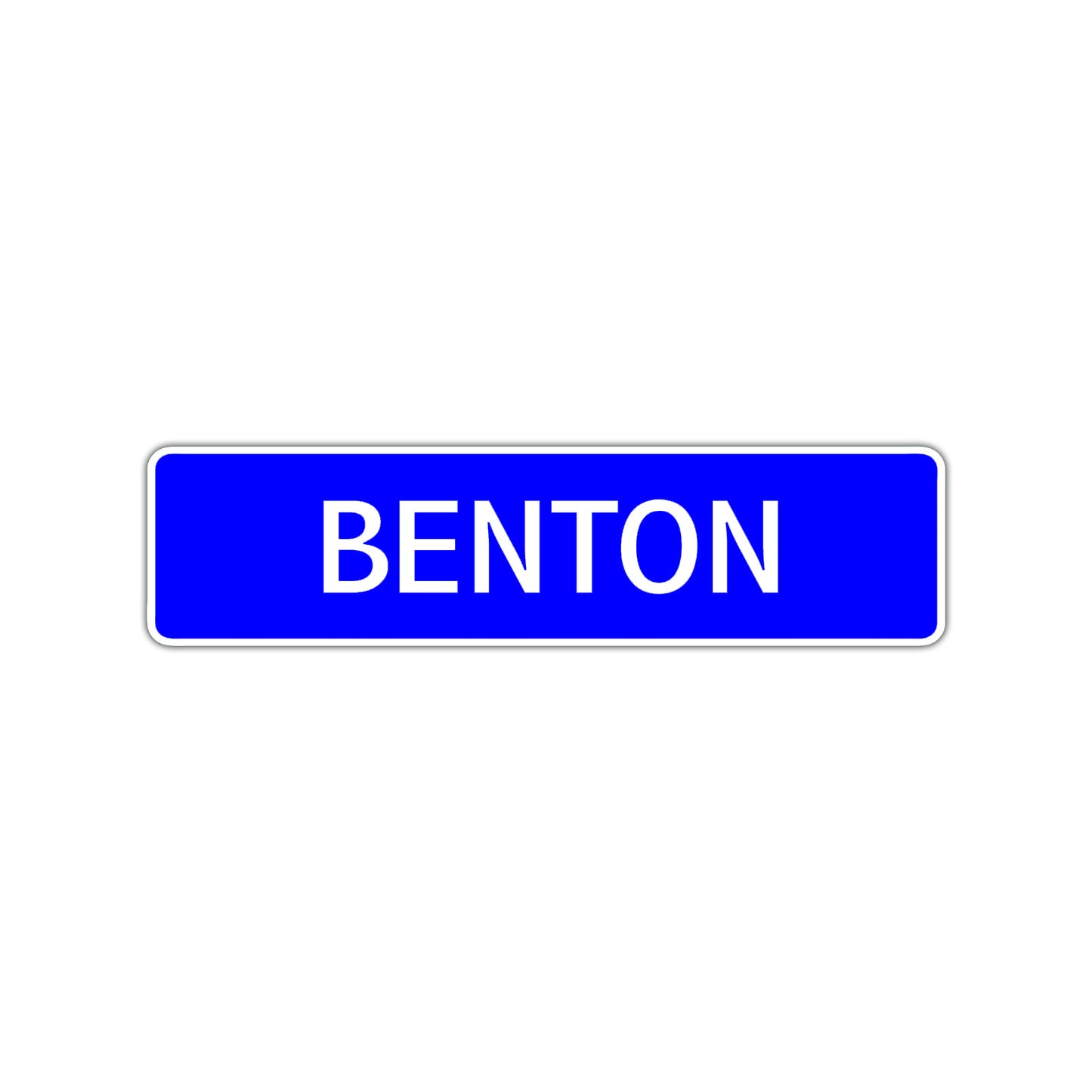 Benton Street Sign Children Name Room Plate