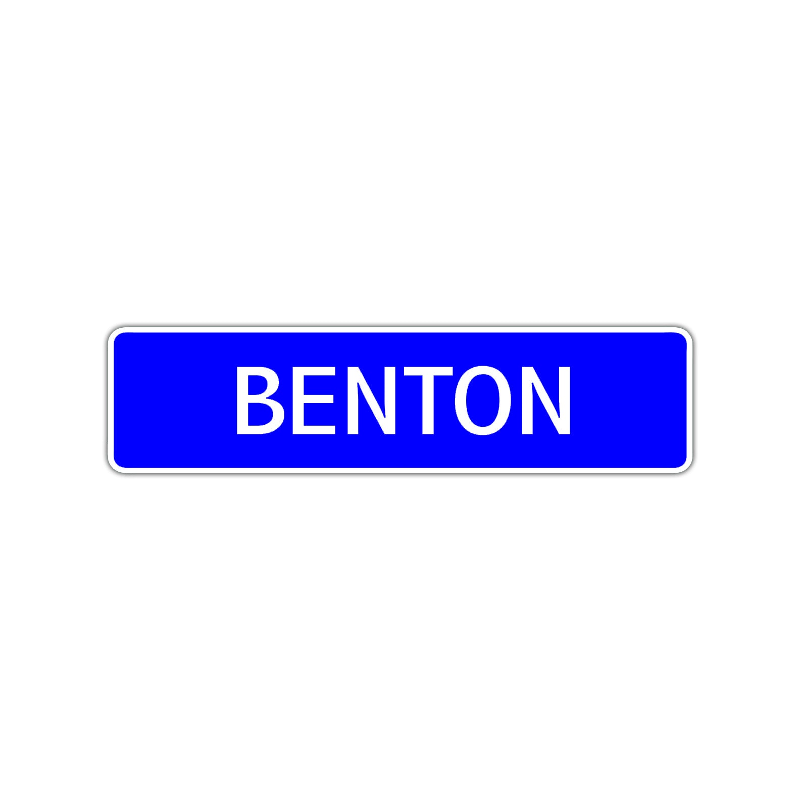 Benton Street Sign Children Name Room Plate