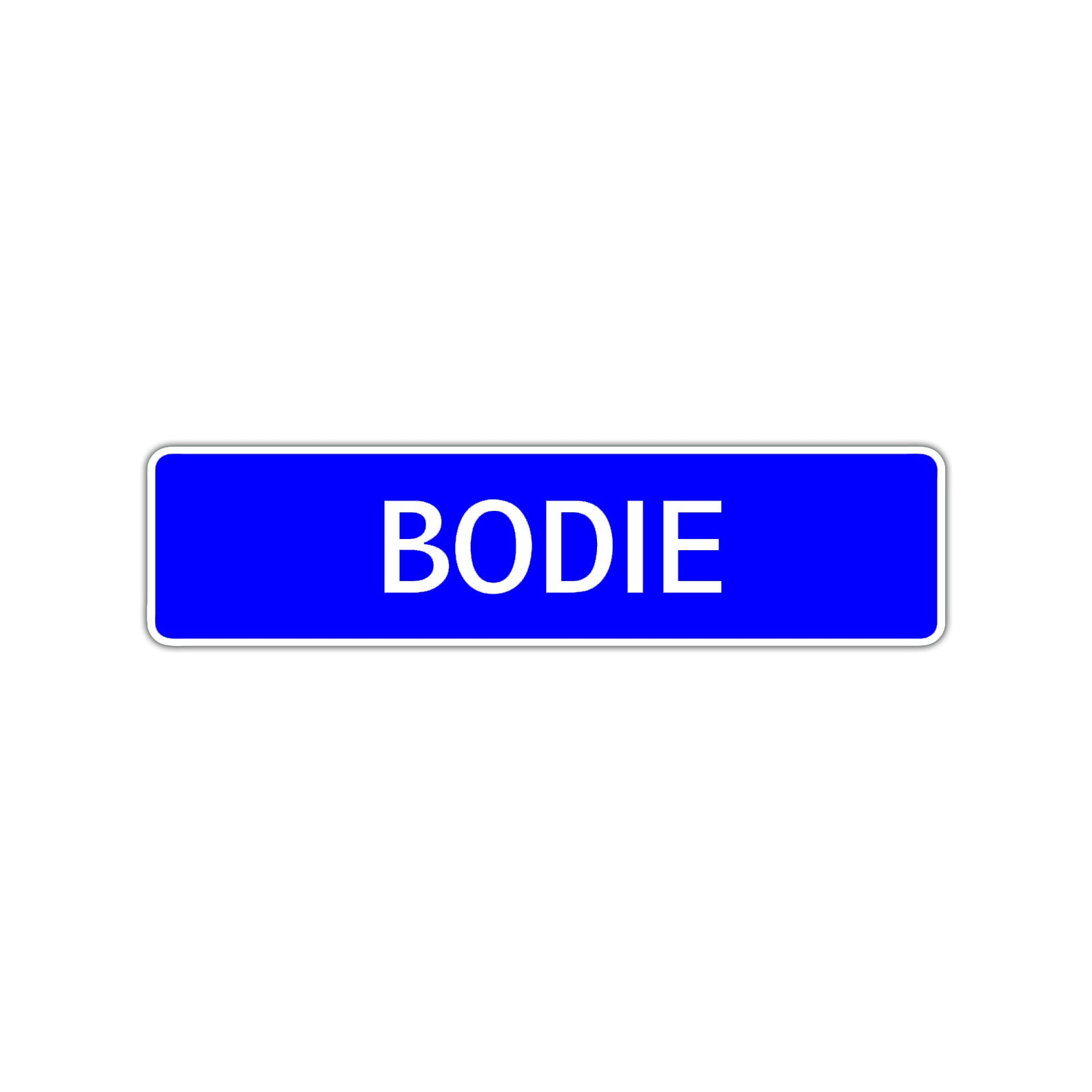Bodie Street Sign Children Name Room Plate