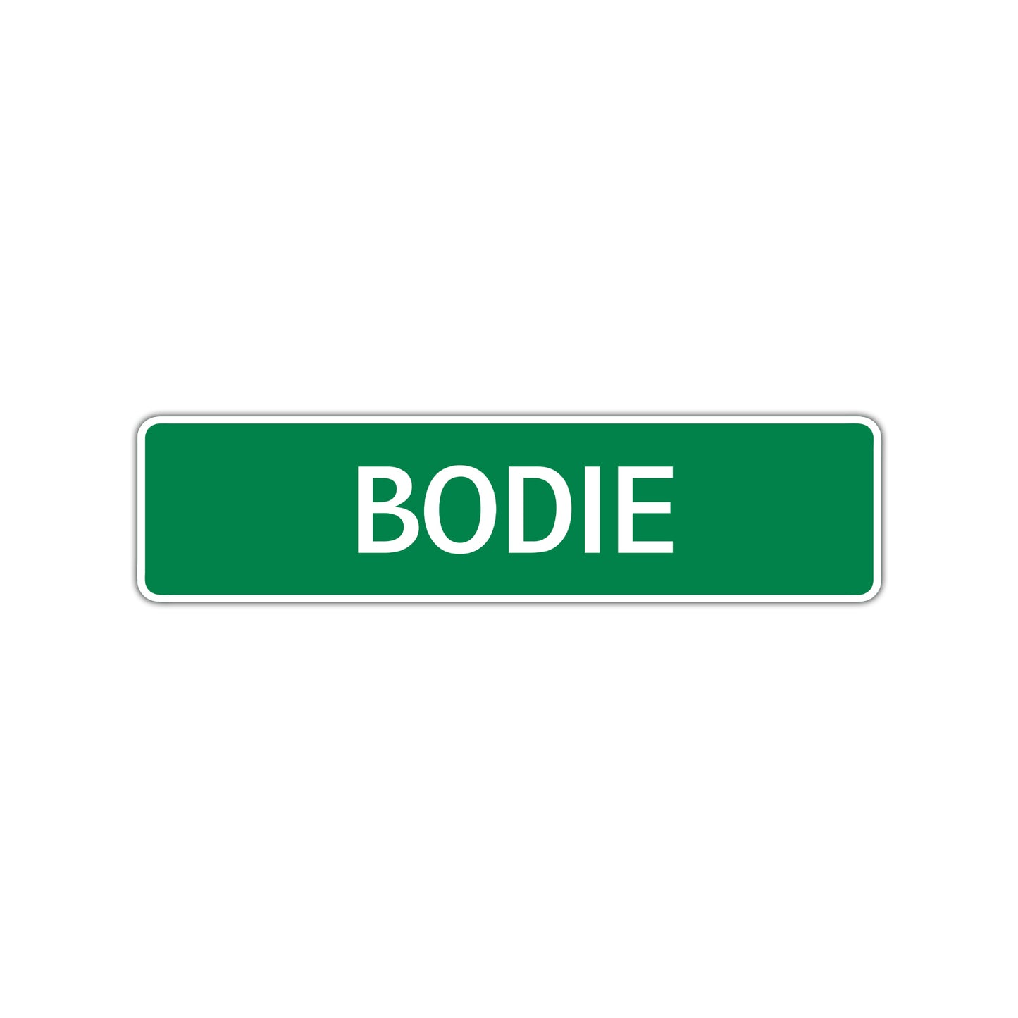 Bodie Street Sign Children Name Room Plate