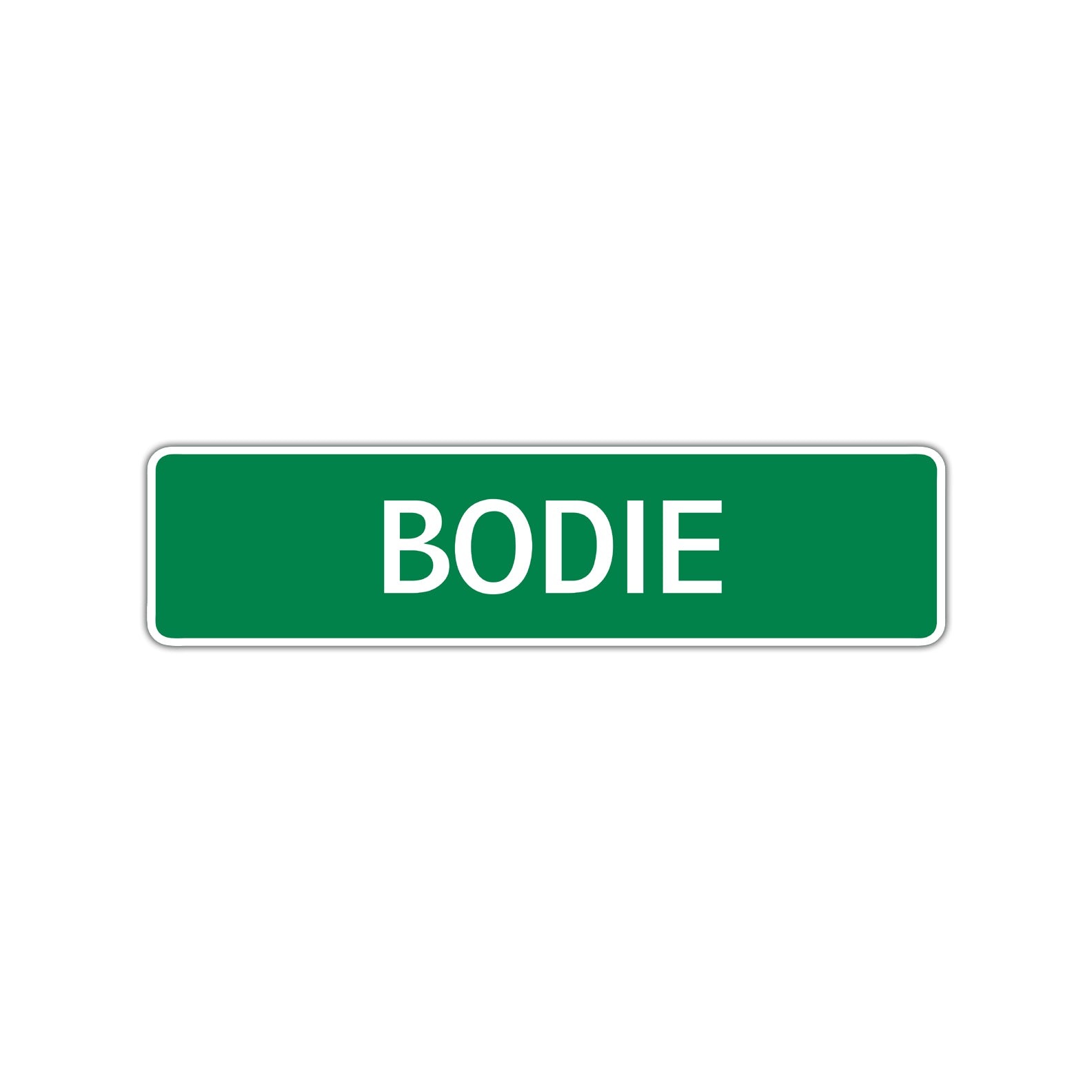Bodie Street Sign Children Name Room Plate