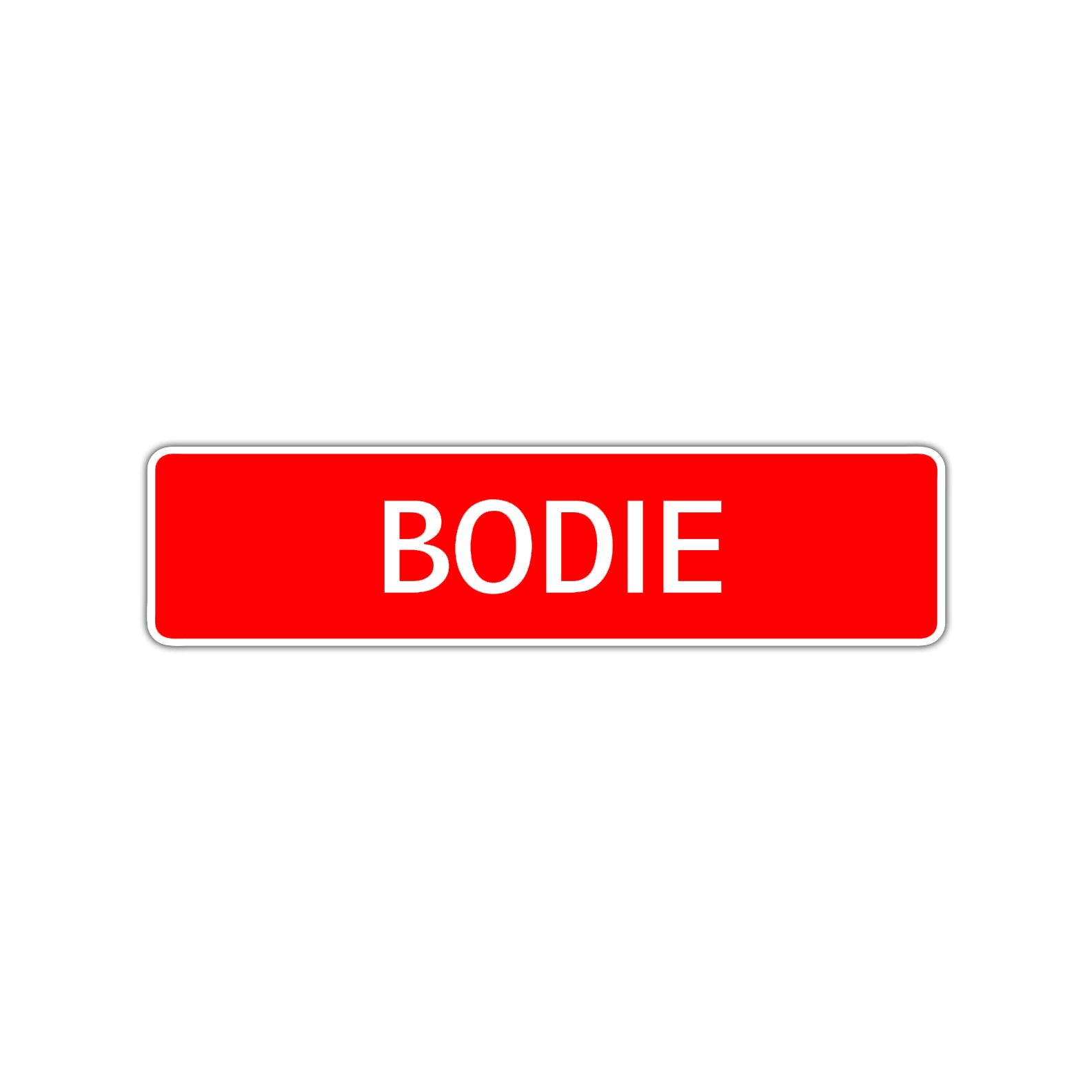 Bodie Street Sign Children Name Room Plate