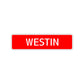 Westin Street Sign Children Name Room Plate