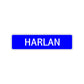 Harlan Street Sign Children Name Room Plate