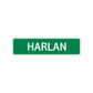 Harlan Street Sign Children Name Room Plate