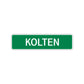 Kolten Street Sign Children Name Room Plate