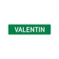 Valentin Street Sign Children Name Room Plate