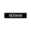 Keenan Street Sign Children Name Room Plate