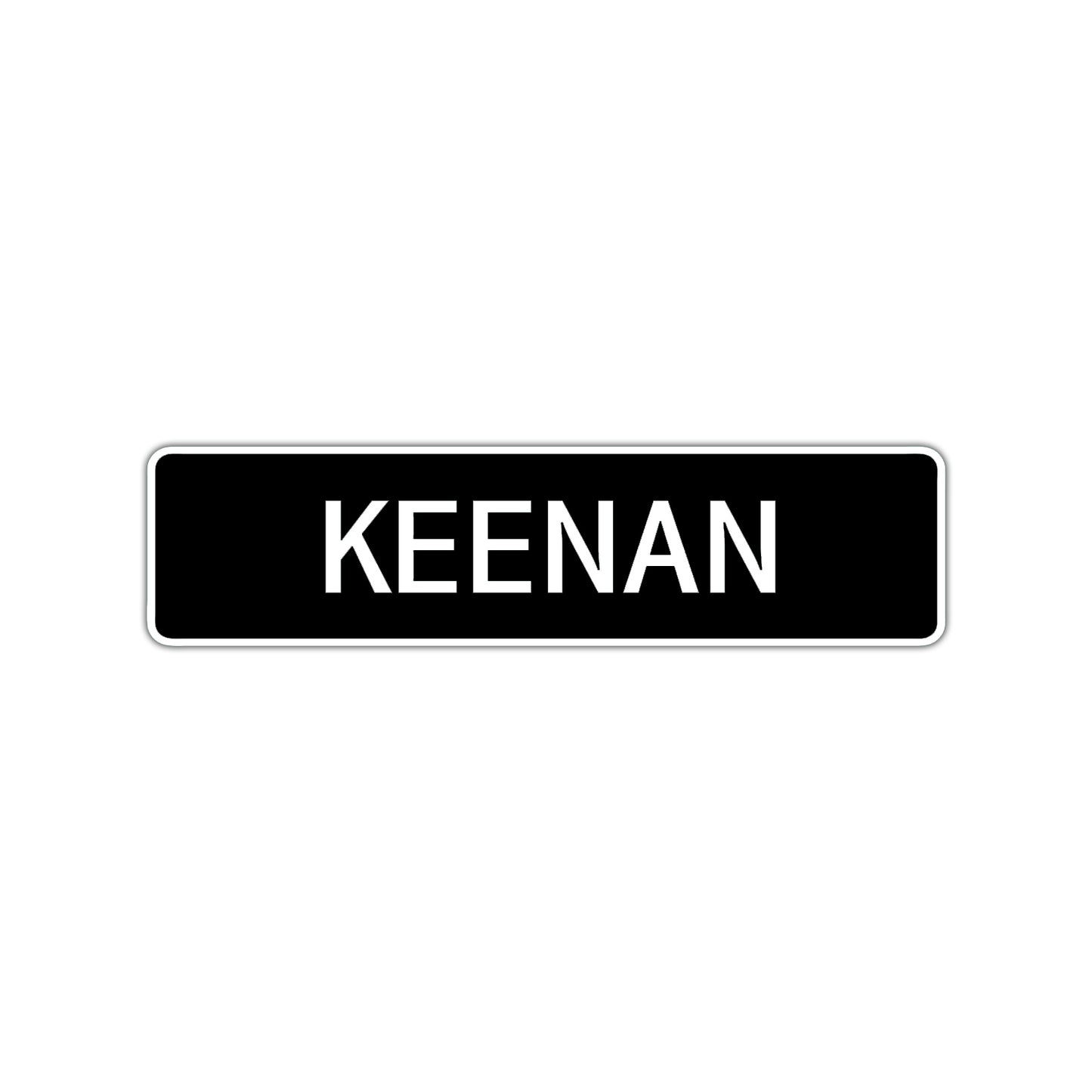 Keenan Street Sign Children Name Room Plate