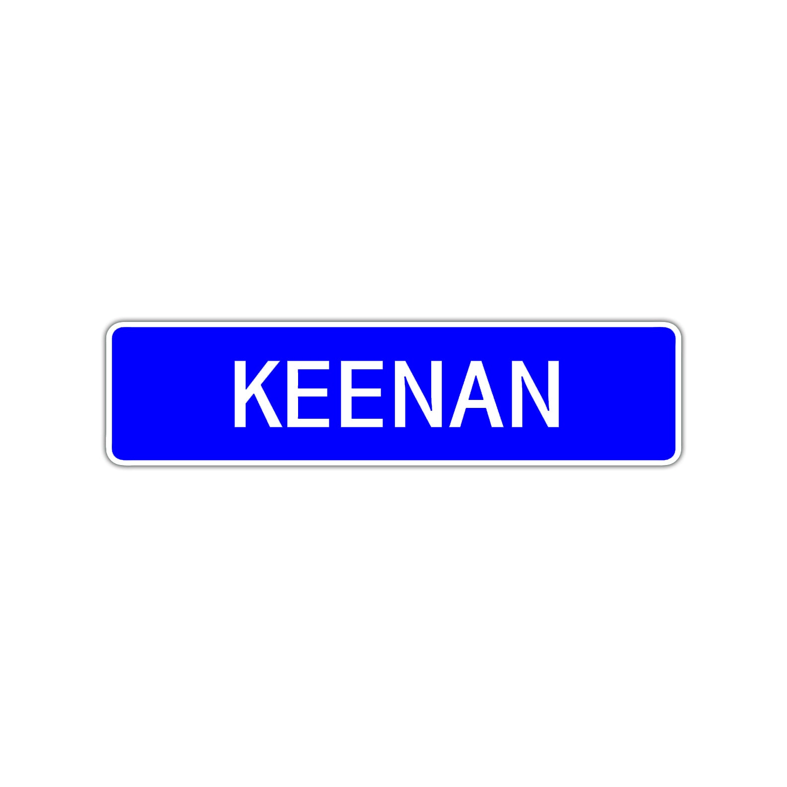 Keenan Street Sign Children Name Room Plate