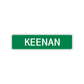 Keenan Street Sign Children Name Room Plate