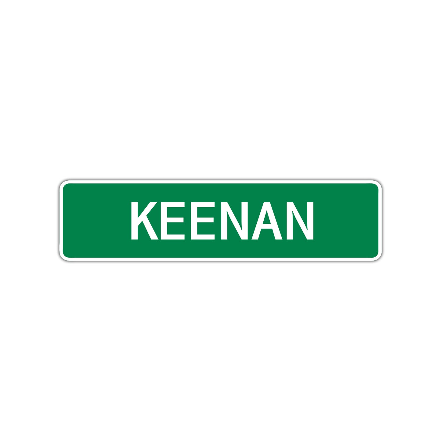 Keenan Street Sign Children Name Room Plate