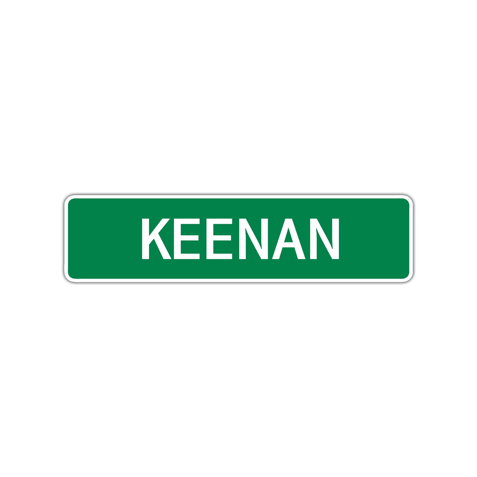 Keenan Street Sign Children Name Room Plate