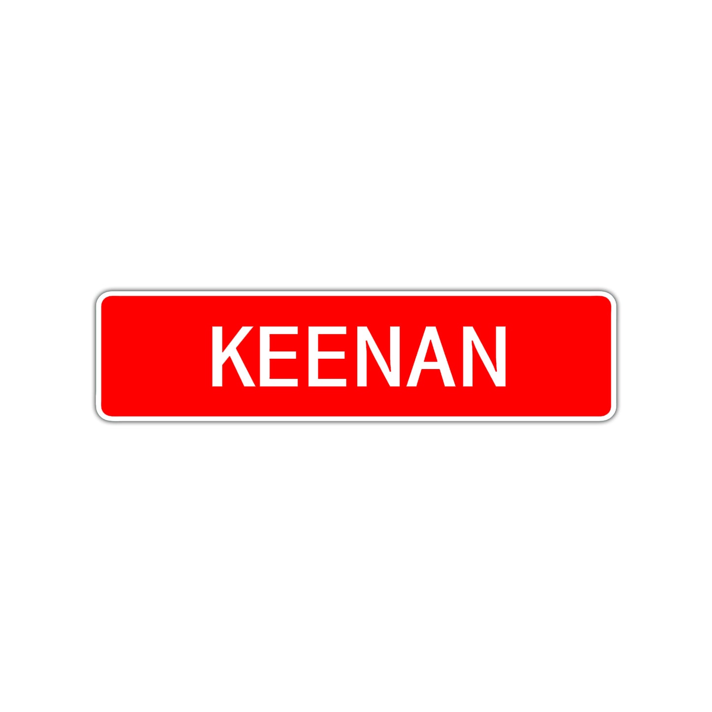 Keenan Street Sign Children Name Room Plate