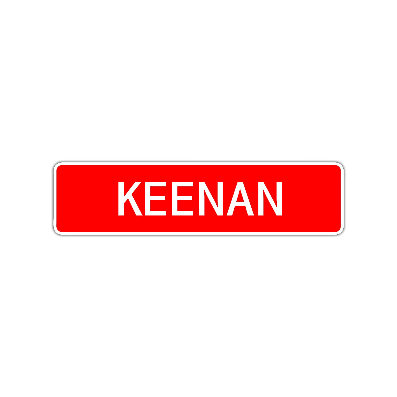 Keenan Street Sign Children Name Room Plate