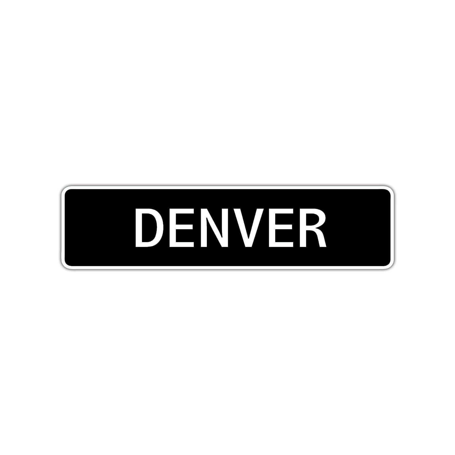 Denver Street Sign Children Name Room Plate