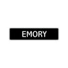 Emory Street Sign Children Name Room Plate