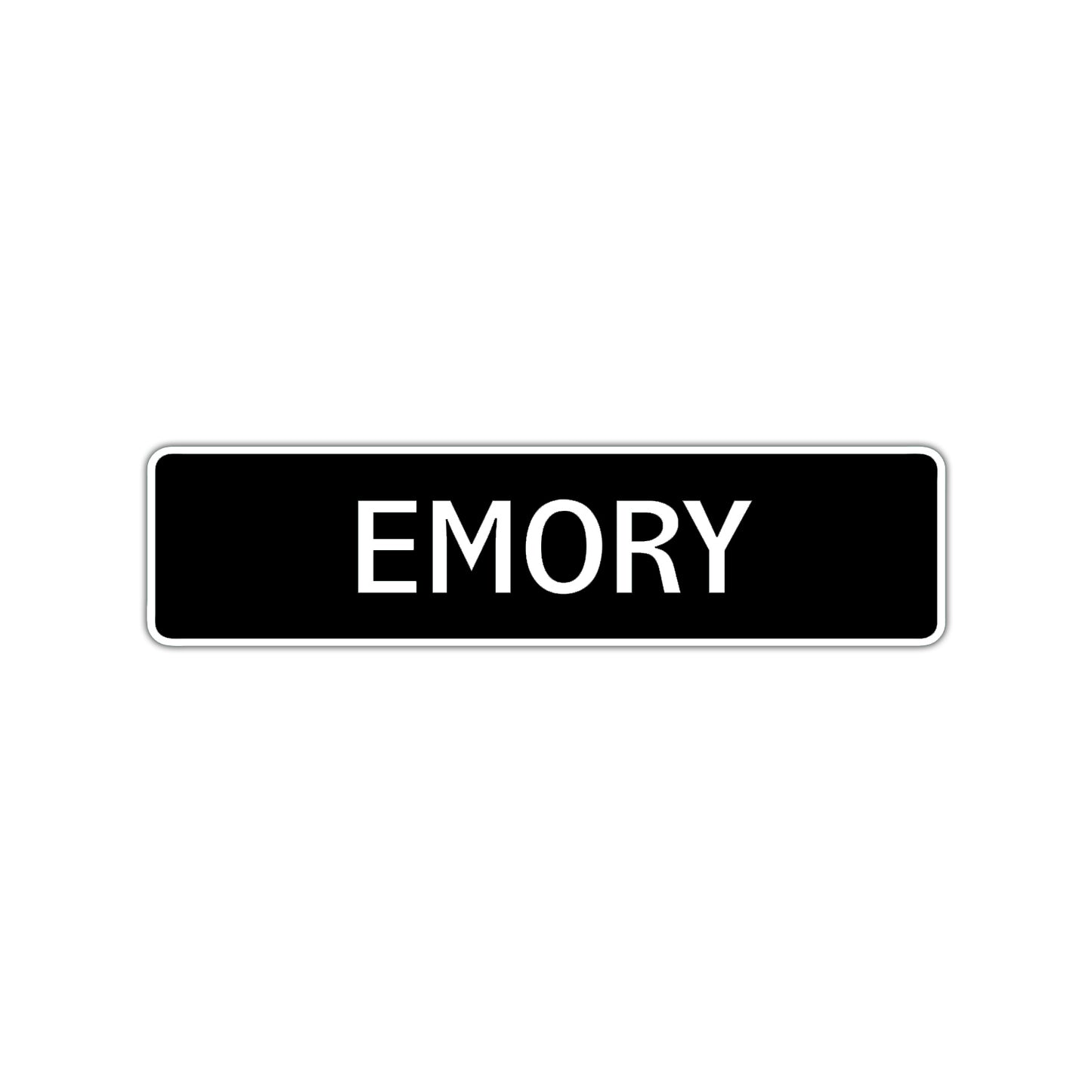 Emory Street Sign Children Name Room Plate