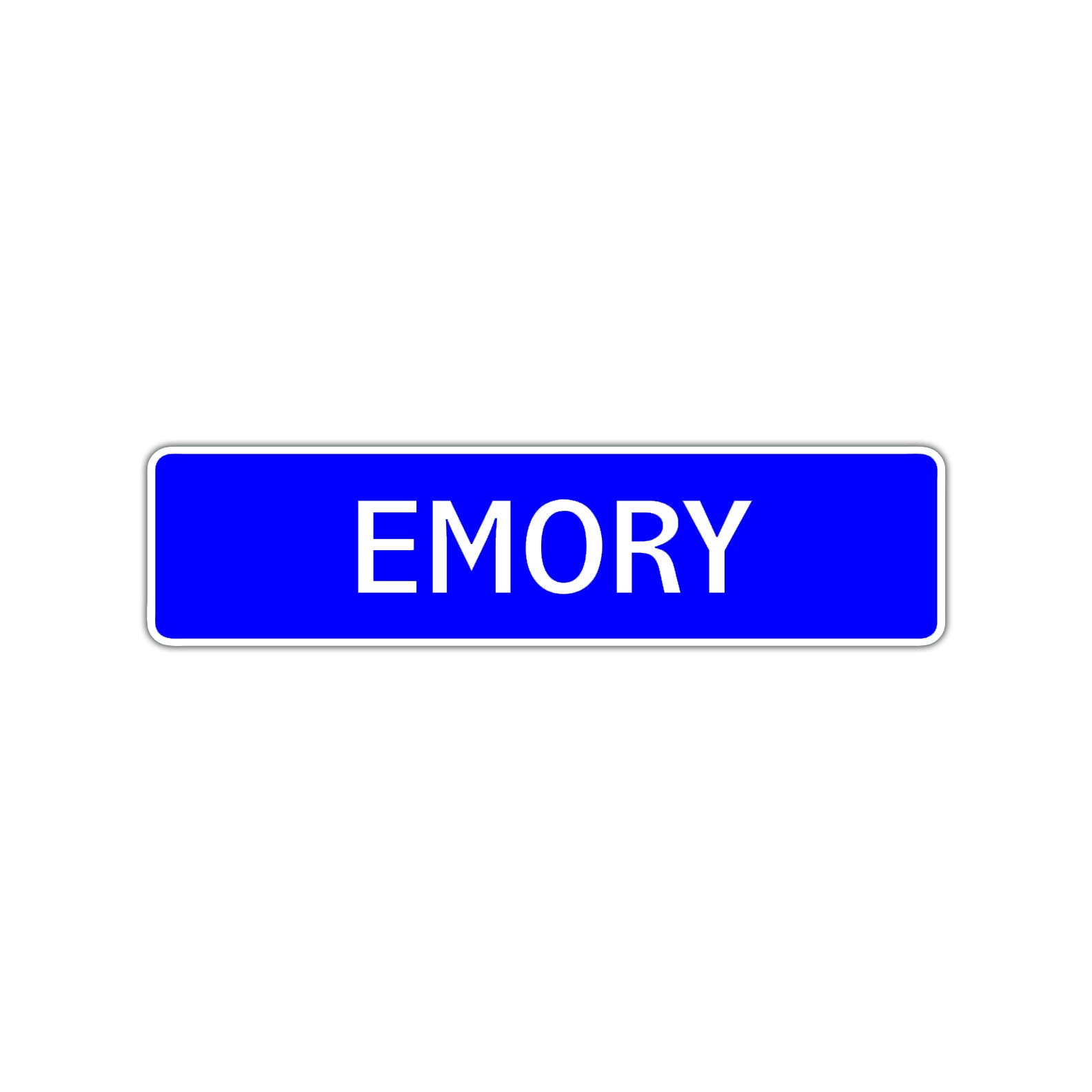 Emory Street Sign Children Name Room Plate