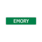Emory Street Sign Children Name Room Plate