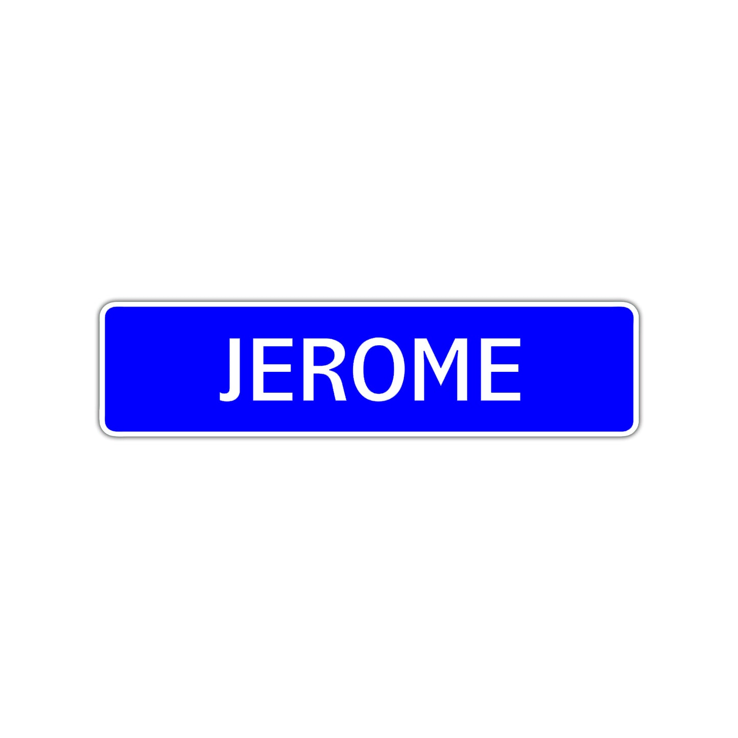 Jerome Street Sign Children Name Room Plate