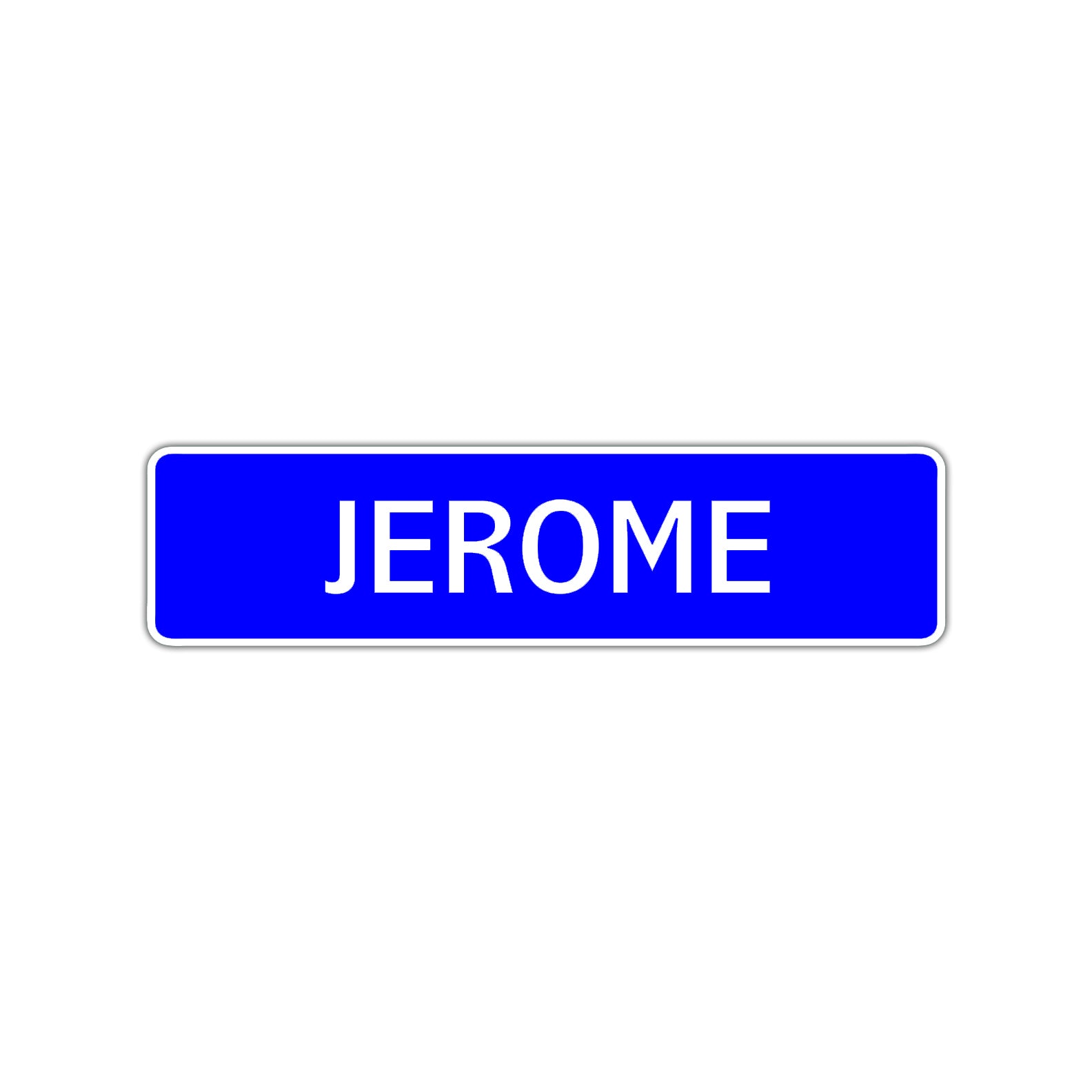 Jerome Street Sign Children Name Room Plate