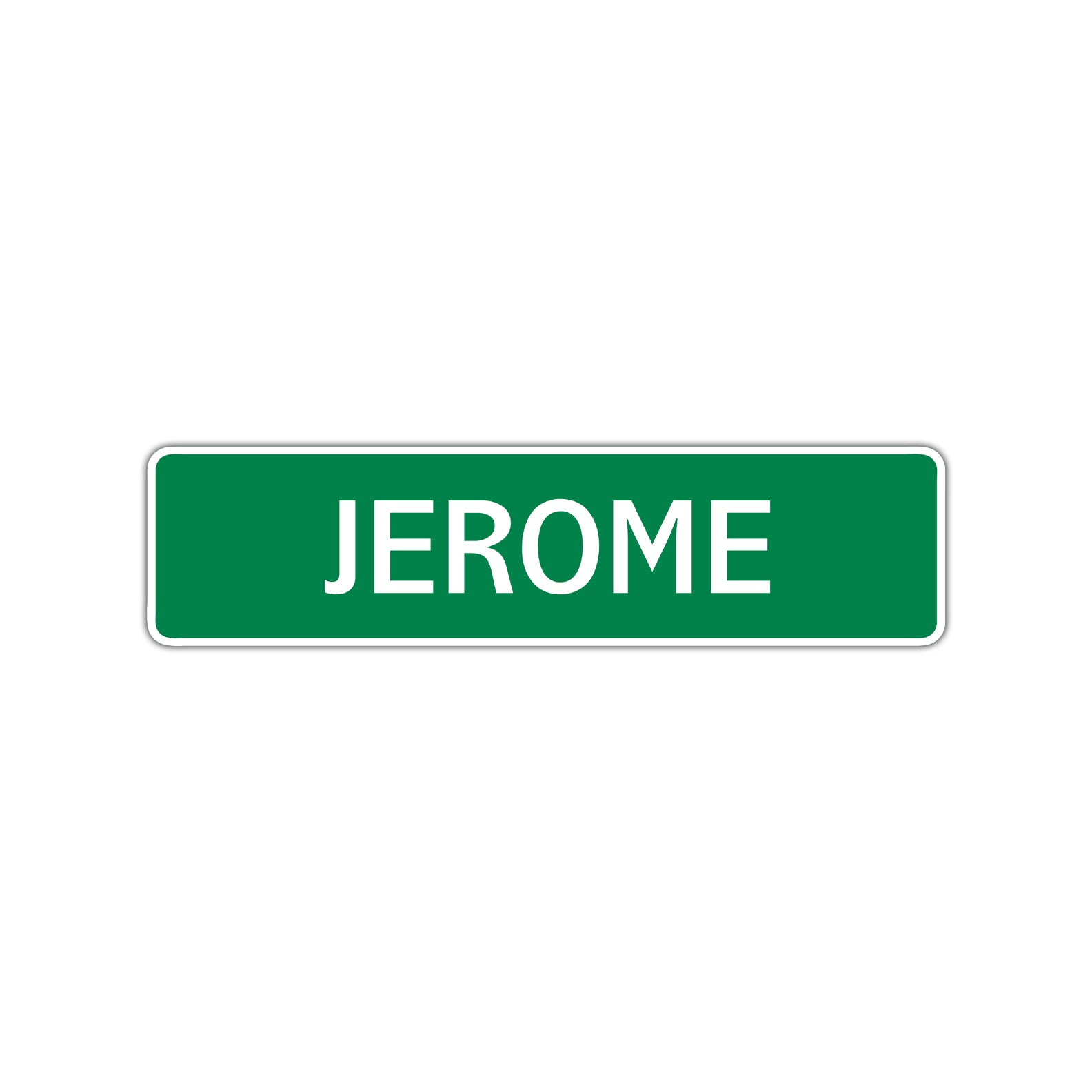 Jerome Street Sign Children Name Room Plate
