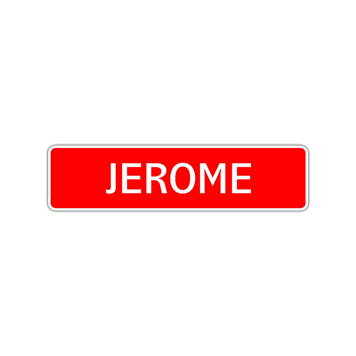 Jerome Street Sign Children Name Room Plate