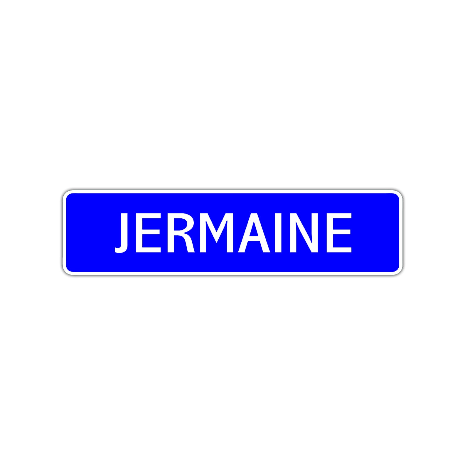 Jermaine Street Sign Children Name Room Plate