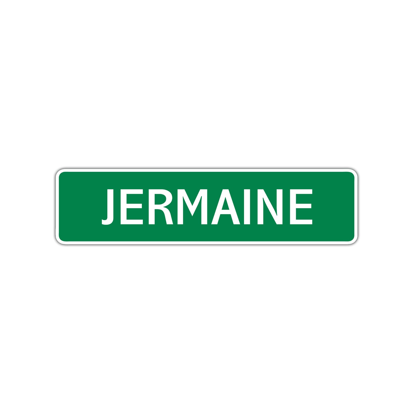 Jermaine Street Sign Children Name Room Plate