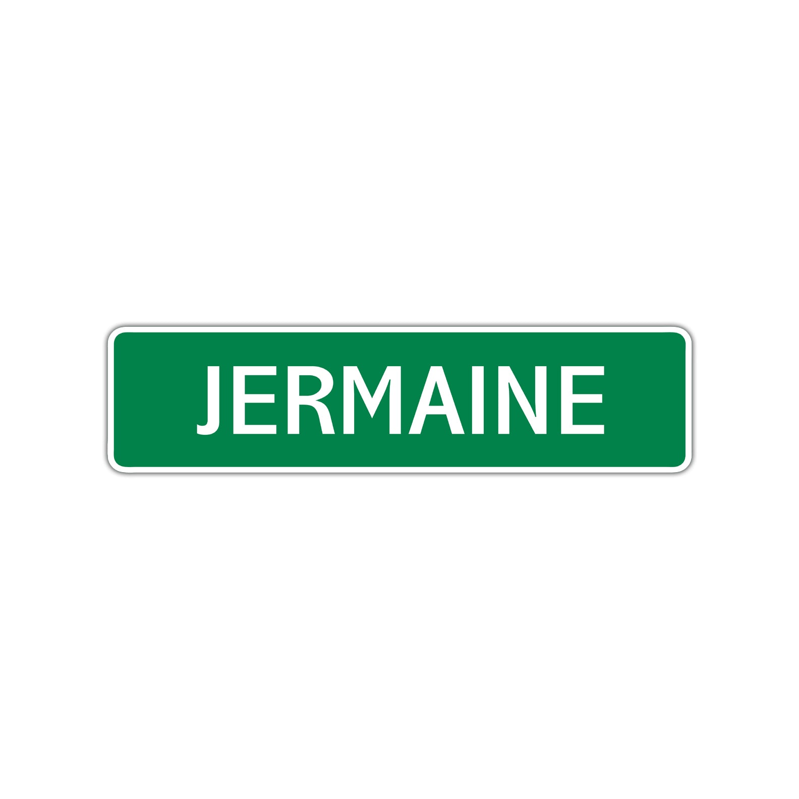 Jermaine Street Sign Children Name Room Plate