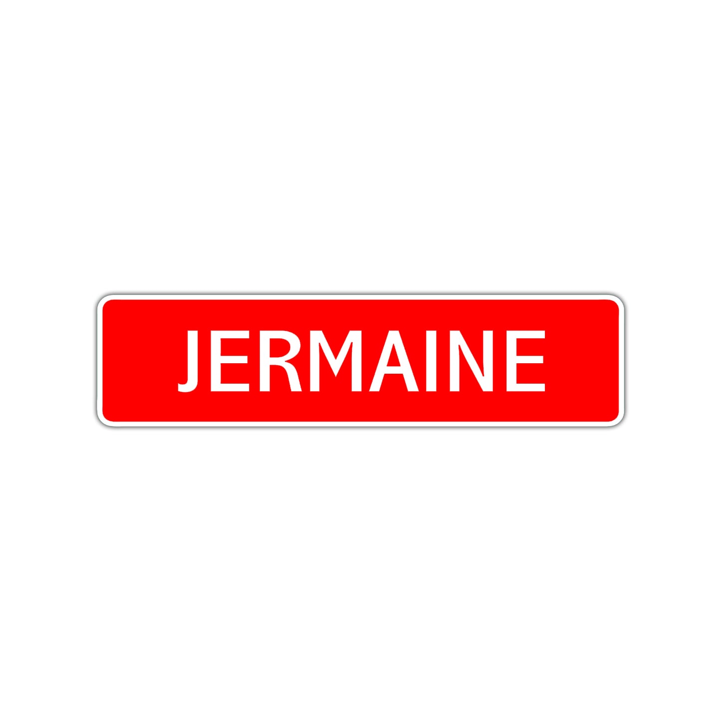 Jermaine Street Sign Children Name Room Plate