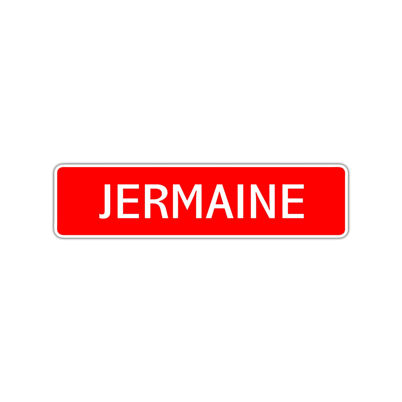 Jermaine Street Sign Children Name Room Plate