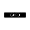 Cairo Street Sign Children Name Room Plate