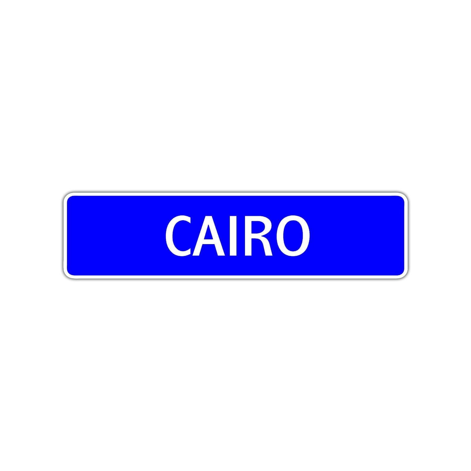 Cairo Street Sign Children Name Room Plate