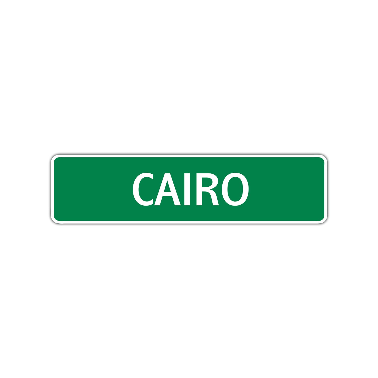Cairo Street Sign Children Name Room Plate