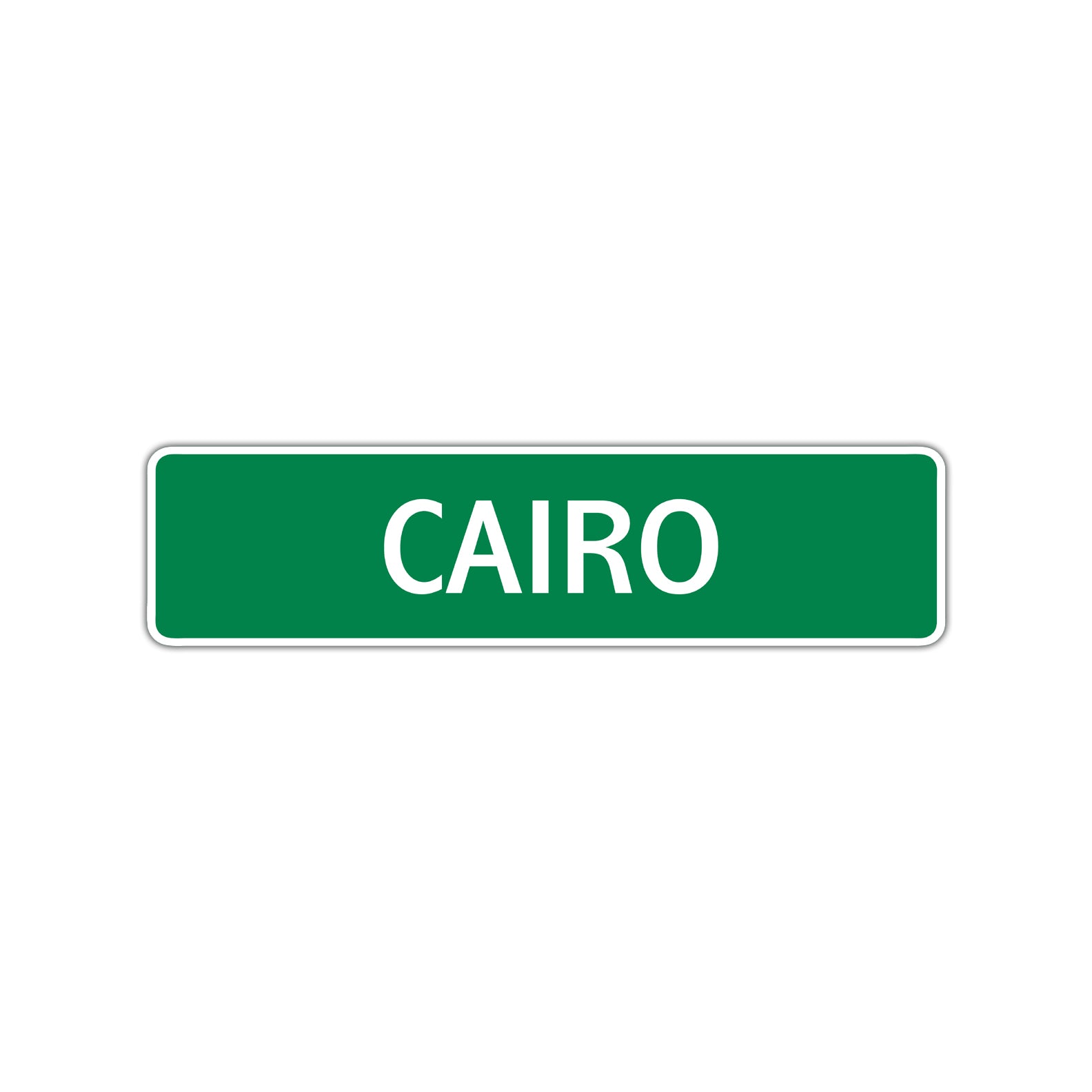 Cairo Street Sign Children Name Room Plate