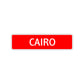 Cairo Street Sign Children Name Room Plate