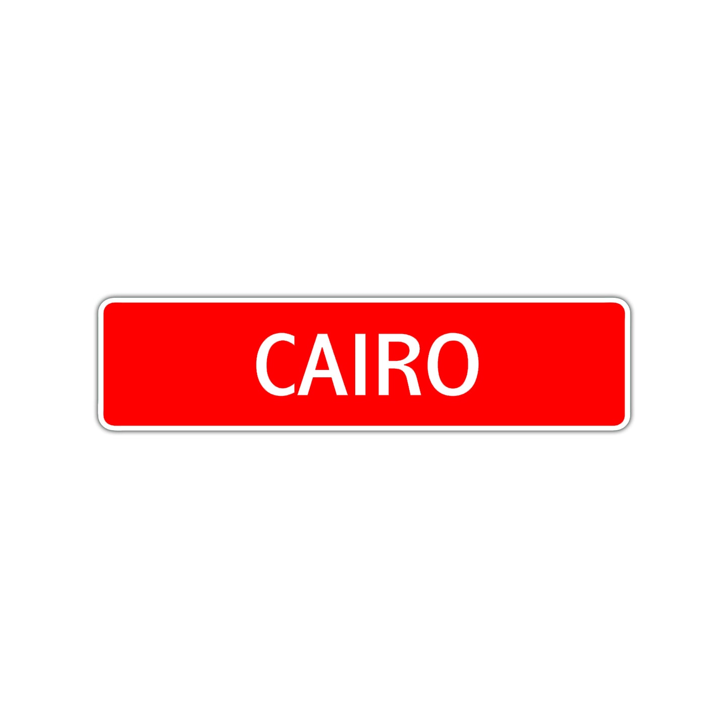 Cairo Street Sign Children Name Room Plate