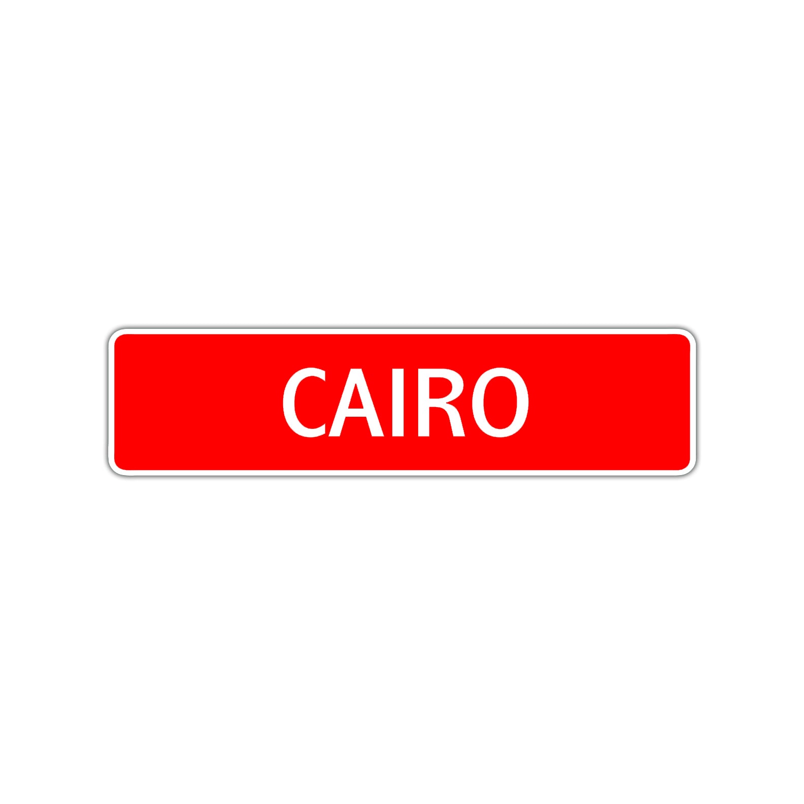 Cairo Street Sign Children Name Room Plate