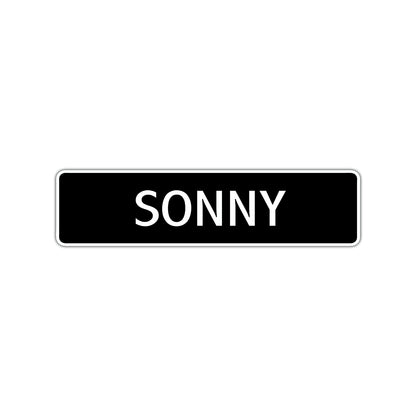 Sonny Street Sign Children Name Room Plate