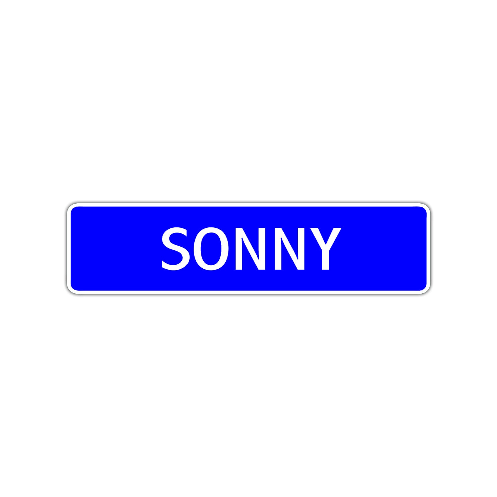 Sonny Street Sign Children Name Room Plate