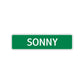 Sonny Street Sign Children Name Room Plate