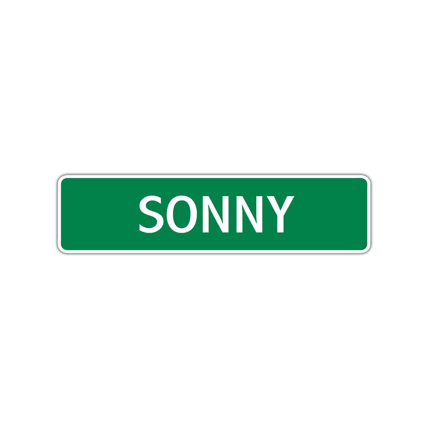 Sonny Street Sign Children Name Room Plate
