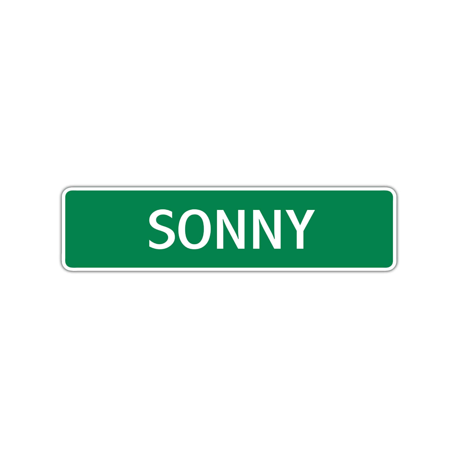 Sonny Street Sign Children Name Room Plate